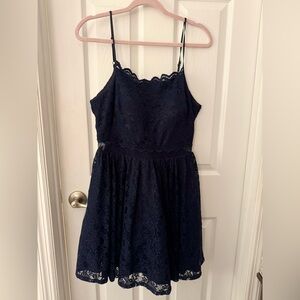 Elegant party/HOCO Navy Lace Dress Size 11